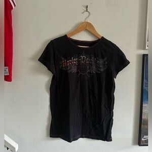 harley davidson crop tee 🎸